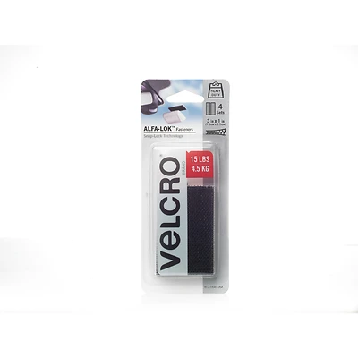 VELCRO Brand VEL-30643-USA Fastening Strip, 3 in L, Plastic