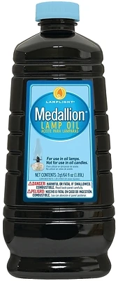 Lamp Oil, Unscented, Clear, 64 oz.