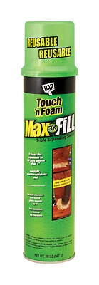 Dap Max Fill Triple Expansion Foam Sealant, 20 Oz