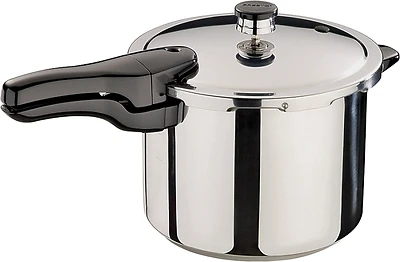 Presto 01362 Pressure Cooker, Stainless Steel, 6-Qt.