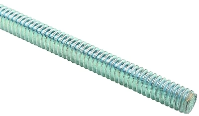 1/2 In.-13 X 10 Ft. Continuous Thread Threaded Rod - Durable Galvanized Construction