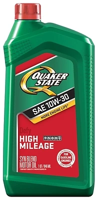 Defy 10w-30 High Mileage Motor Oil, 1 Qt, Model 550043280