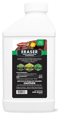 Martin's 82004318 Weed and Grass Killer Concentrate, 41% Glyphosate, 1 Qt.