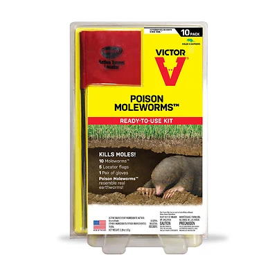 Victor M6009 Mole Worm Poison, Gel, 2.29 oz