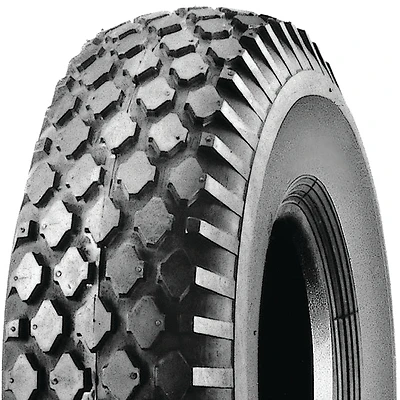 MARTIN Wheel 354-2ST-I Studded Hand Truck Tire, Tube, 410/350-4 Tire