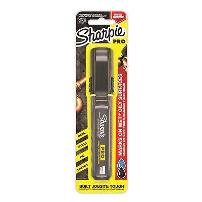 Sharpie 2178491 Pro Permanent Marker, Black, Chisel Tip