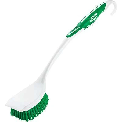 Libman 10 Long Handle Scrub Brush, 4 x 5 In.