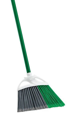 Libman 201 Precision Angle Broom, Steel Handle, 11 x 53.5 In.