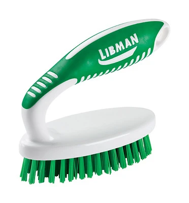 Libman 15 Small Scrub Brush, Polymer Bristle, 4-1/4 In.