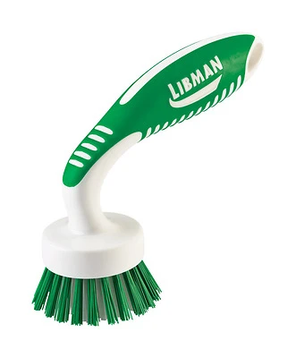 Libman 42 Kitchen Dish Brush, Ergonomic Grip, PET Bristles, 6-3/4 In.