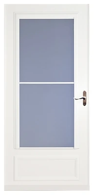 Retractable Screen Storm Door, White, 32 x 81-In.