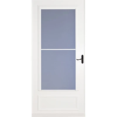 Larson Screenaway Storm Door, Retractable Screen, White, 36 x 81 In.