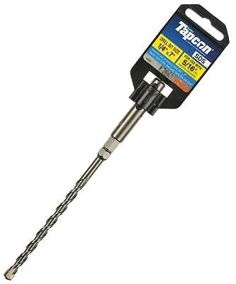 Tapcon 11493 SDS Hammer Drill Bit, 1/4 x 7 In., Carbide Tip