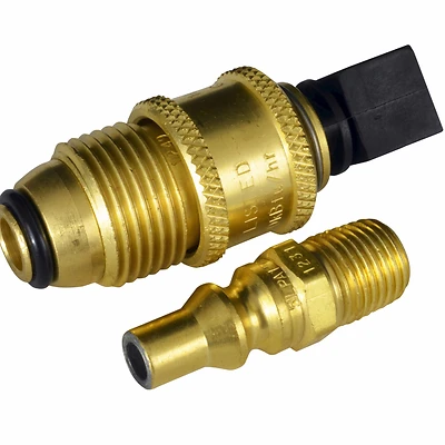 Mr. Heater F276330 Coupling Adapter Kit, 1/4 In Male Pipe x Male Plug, Brass