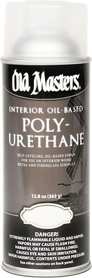 Old Masters 49610 Polyurethane Spray, Oil-Based, Satin, Clear, 12.8 Oz