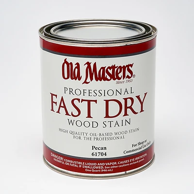 Fast Dry Stain, Oil-Based, Pecan, 1-Qt.