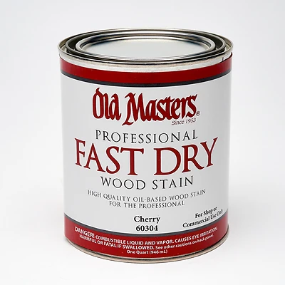 Fast Dry Stain, Oil-Based, Cherry, 1-Qt.