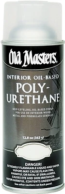 Old Masters 49410 Polyurethane, Oil-Based, Gloss, Clear Spray, 13 oz