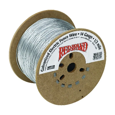 Electric Smooth Fence Wire, .5-Mile, 14-Ga.