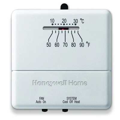 Honeywell CT31A Heat/Cool Non-Programmable Thermostat, Mercury-Free