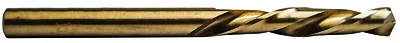 Stub Drill Bit, Left Hand, Cobalt Steel, 19/64-In.