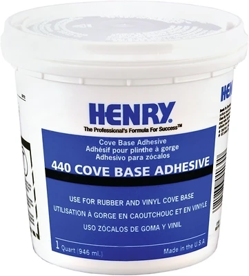 440 Cove Base Adhesive, 1-Qt.