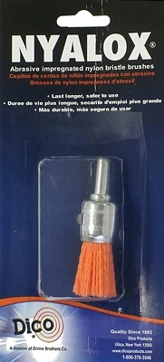 Dico 541-781-3/4 Nyalox Coarse Drill-Mounted Wire Brush, 3/4 In.