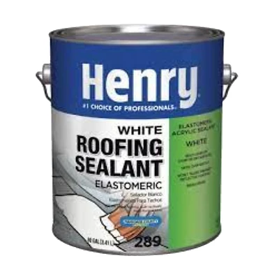 Henry HE289046 Roof Patch, White Elastocaulk, 1-Gal.