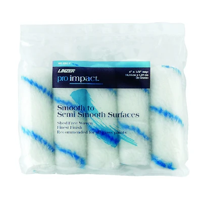 Pro Edge 4 In. X 1/2 In. Mini Woven Paint Roller Cover 5 Pk - Shed Resistant