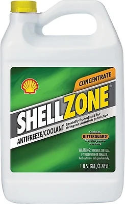 Shell Zone Antifreeze Coolant Concentrate 9401006021, 1 Gallon, Pack Of 6