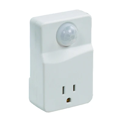 Westek MLC4BC Plug-In Motion Activated Light Control, 120V, 10A