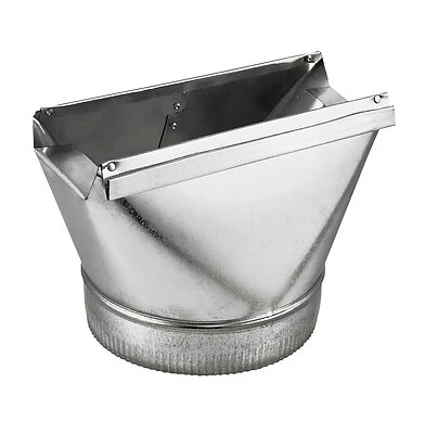 135 Galvanized Transition 3.25 X 10 To 4 In. - Pack Of 6