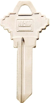 Hy-Ko 11010SC10 Brass Key Blank For Schlage Locks