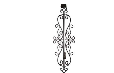 V-20569 Adjustable Colonial Wreath Hanger, Iron, Brown, Holds Up To 20 Lbs