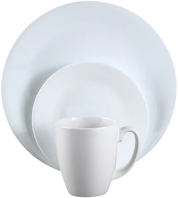 Corelle 1148417 Winter Frost White 16-Piece Dinnerware Set, Service for 4