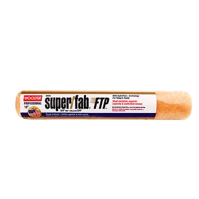 Wooster RR925-18 Super/Fab FTP Paint Roller Cover, 3/4 in. x 18 in., Synthetic Blend