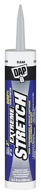 Extreme Stretch Premium Urethanized Sealant, Clear, 10.1-oz.