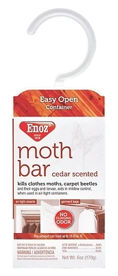 Cedar-Ize Moth Bar With Closet Hanger, 6-oz.