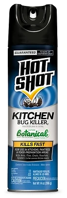 Hot Shot HG-4470-8 Kitchen Bug Killer, Botanical Insecticide, 14 Oz. Aerosol