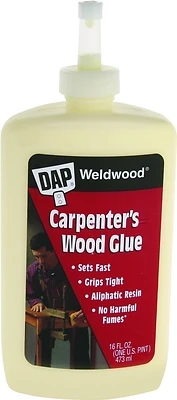 Dap Weldwood Carpenter's Wood Glue, Yellow, 16 oz