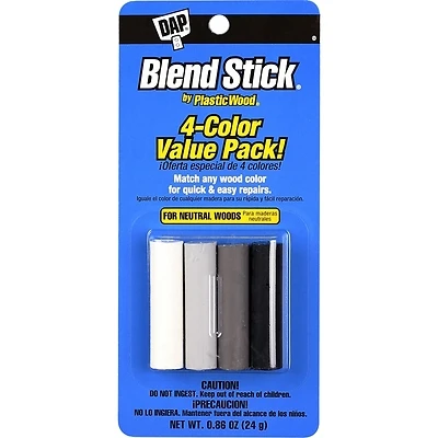 Dap 7079804103 Plastic Wood Blend Sticks, Neutral, 0.86 oz, 4-Pack