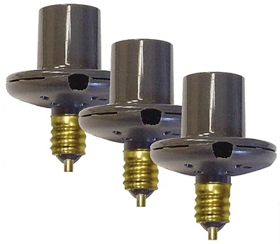 Bronze Photoelectric Candelabra Light Control, 3 Pk, Model Slc2bcb3-4, 60w