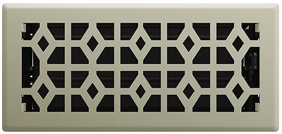 Templar Rg3463 4 In. X 10 In. Satin Nickel Steel Floor Register - Pack Of 5