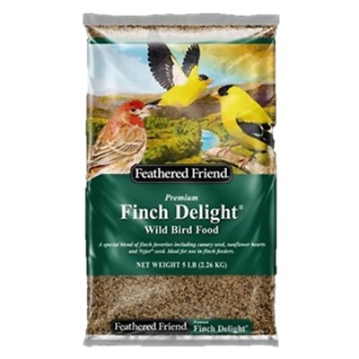 Feathered Friend Finch Delight Wild Bird Food, 5 Lb Bag