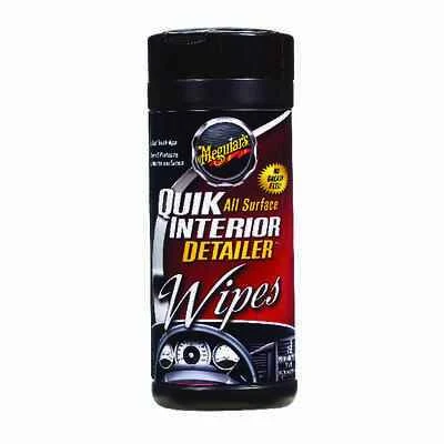 Meguiar's G13600 Quik Interior Detailer Wipes, 25-Count