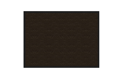 Carpet Runner, Heavy-Duty Platinum, Charcoal Polypropylene, 3 x 4-Ft.