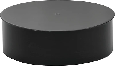 Imperial BM0030 Black Stove Pipe End Cap, 7 In. Diameter, 24 Gauge