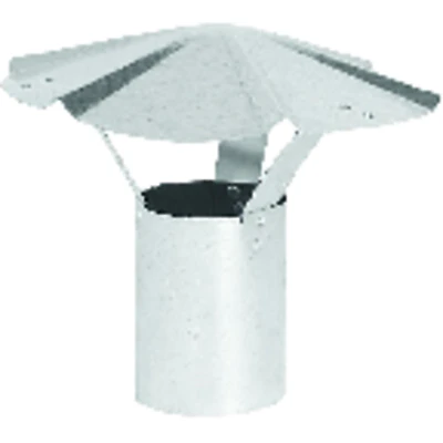 HVAC Duct Pipe Galvanized Round Vent Cap, 6 In.