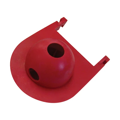 Korky 3010BP Toilet Flapper, 3-1/4 In., Red Rubber, Fits Kohler Cimarron