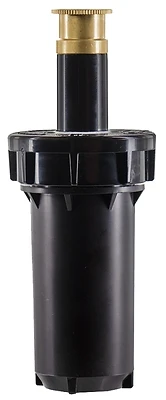 Pro Series Sprinkler Head, Pressure Regulated, Full Pattern, Brass Nozzle, 2-In. Pop-Up